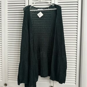 Chunky Knit Open Front Cardigan